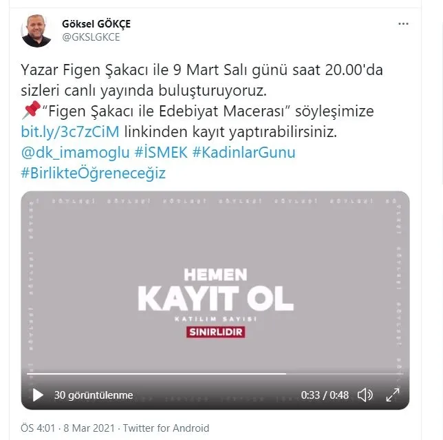 İBB, marjinal ilişkiyi savunan yazar Figen Şakacı’ya İSMEK kursiyerlerine ders verdirdi - 10