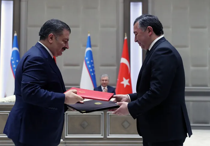 SON DAKİKA: Başkan Erdoğan ve Özbekistan Cumhurbaşkanı Şevket Mirziyoyev’den önemli açıklamalar