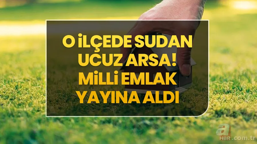 O ilçede sudan ucuz arsa! Milli Emlak yayına aldı: İstanbul’a çok yakın! 1