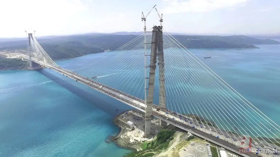 Yapımı 39 ay süren Yavuz Sultan Selim Köprüsü'nden 39 fotoğraf 25