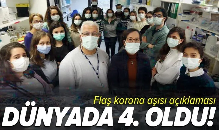 Bakan Mustafa Varank'tan önemli koronavirüs aşısı açıklaması: Dünyada 4. oldu