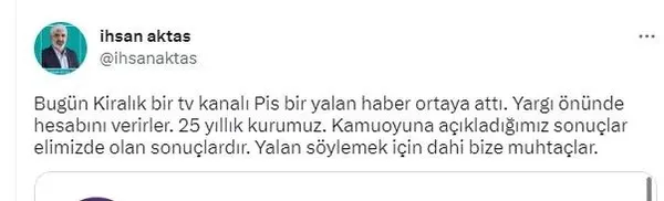 TELE1’de Merdan Yanardağ’dan anket manipülasyonu! GENAR Araştırma BaşkanI İhsan Aktaş’tan sert tepki: Hesabını verirler