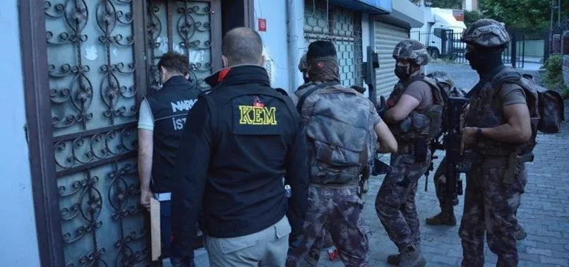 İstanbul'da 6 ilçede hava destekli uyuşturucu operasyonu