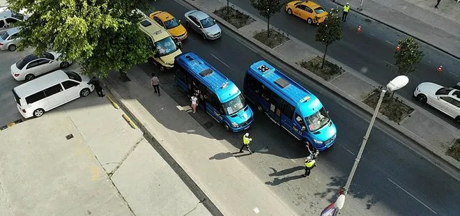 Minibüslerde yine sosyal mesafesiz yolculuk! 12 yerine 37 yolcu çıktı