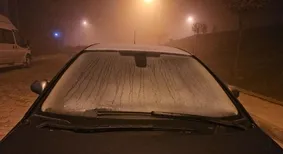 Elazığ’da dondurucu soğuk! Camlar buz tuttu