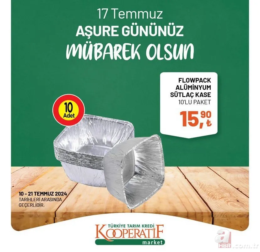 Tarım Kredi Market'te fırsat kataloğu geldi! 70 üründe indirim var: Gül suyu 47.90, buğday 18.50 TL, TK antep fıstığı 187,90 TL 11