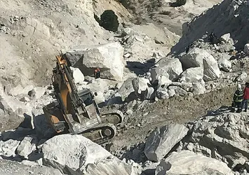 Son dakika: Muğla'da maden ocağında göçük