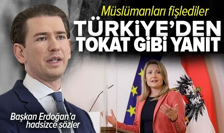Son dakika: Türkiye’den Müslümanları fişleyen Avusturya’ya tepki!