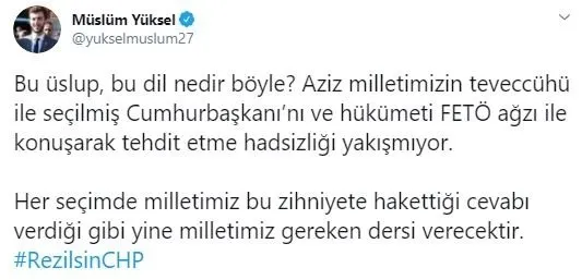 CHP’li Özgür Özel darbe imasıyla tehdit etti AK Parti ve İletişim Başkanı Fahrettin Altun’dan tepki geldi