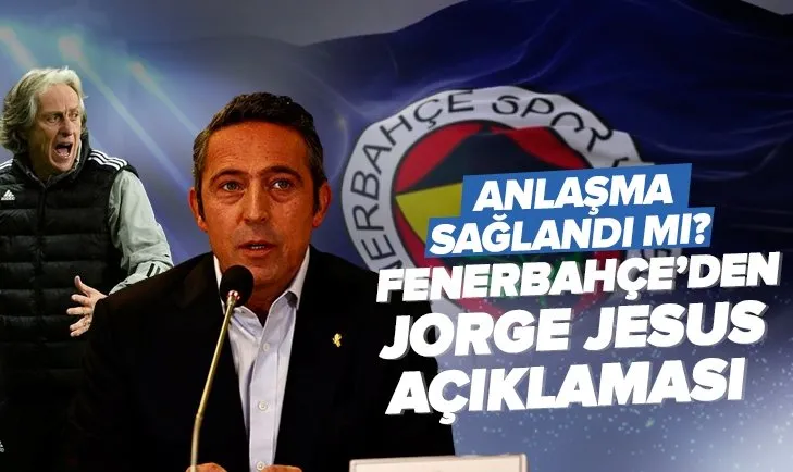 SON DAKİKA: Fenerbahçe’den flaş Jorge Jesus açıklaması