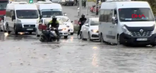 Son dakika: Sağanak İstanbul’u vurdu! Başakşehir ve Esenyurt’u su bastı | Araçlar yolda kaldı