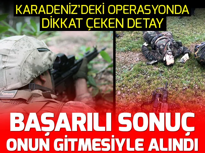 Doğu Karadeniz’de operasyonda dikkat çeken detay!