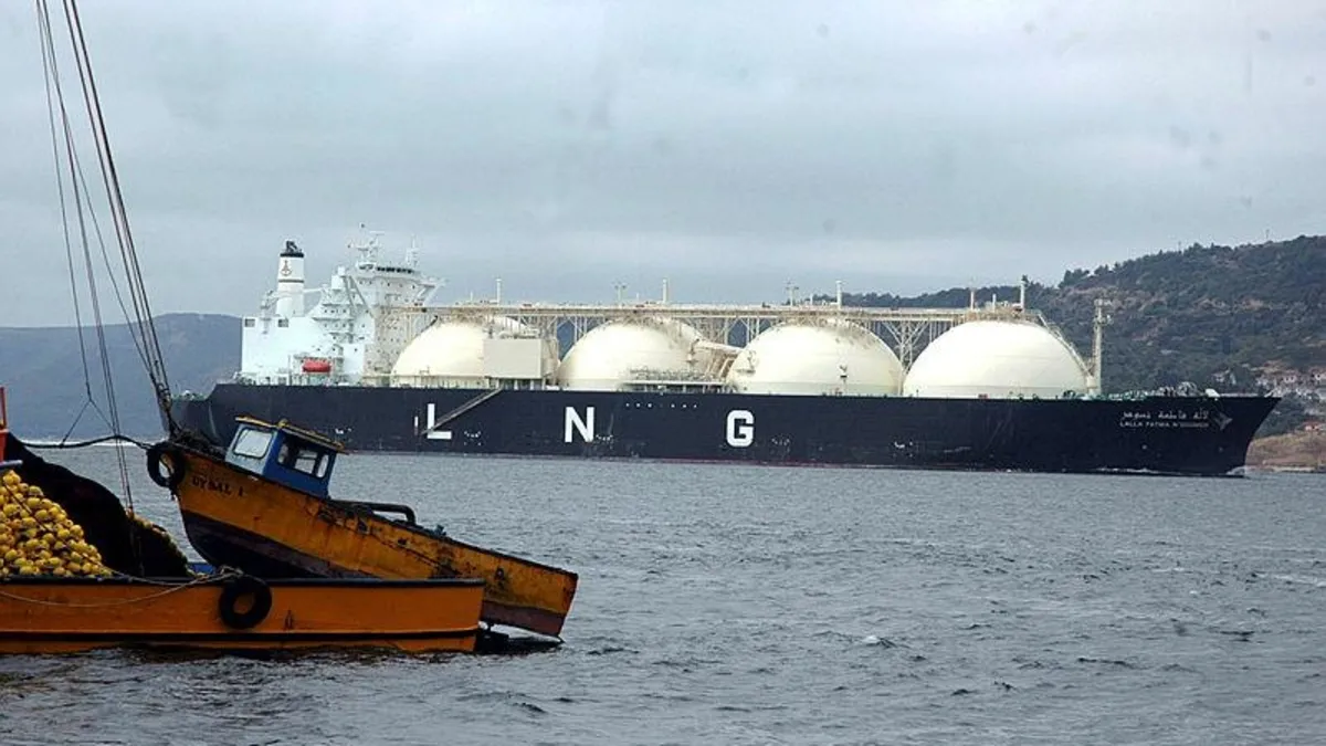 Cezayir'den yola çıkan LNG gemisi Türkiye'ye geliyor