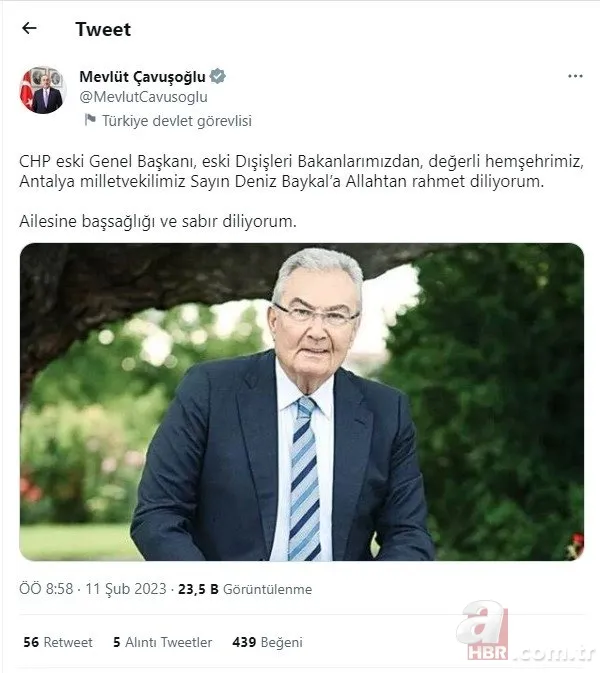 Türk siyasetinin acı kaybı! Deniz Baykal 85 yaşında hayatını kaybetti 12