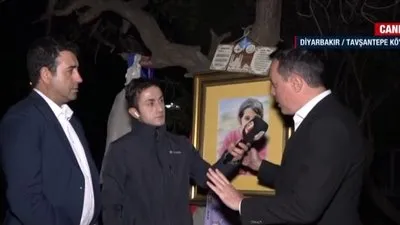 A Haber Narin’in mezarının başında!
