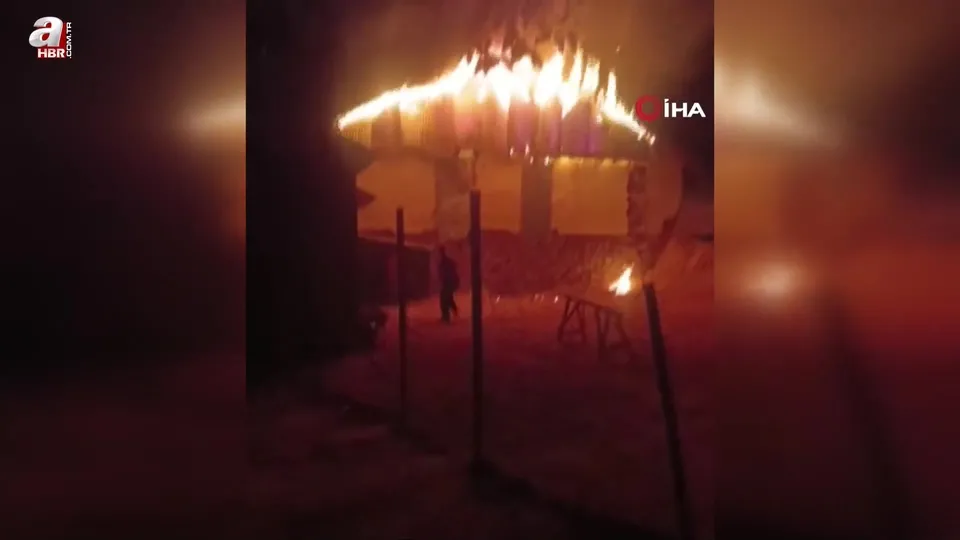 Bingöl’de korkutan çatı yangını