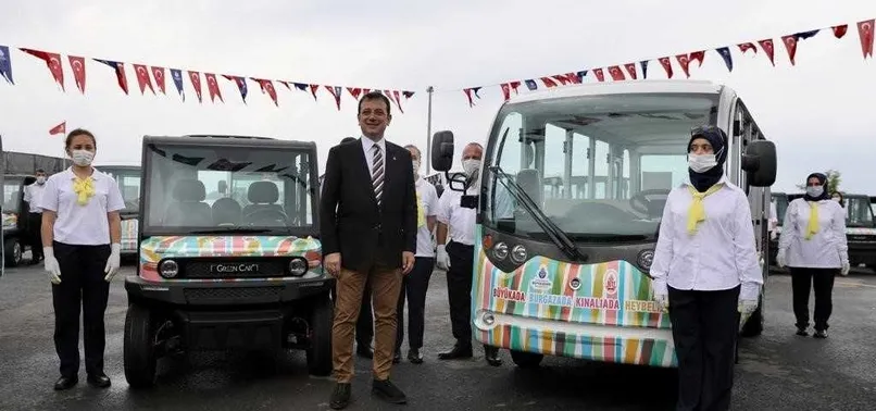 İBB'nin Çin'den ithal ettiği araçlar Adalar ilçesinde kullanılamıyor