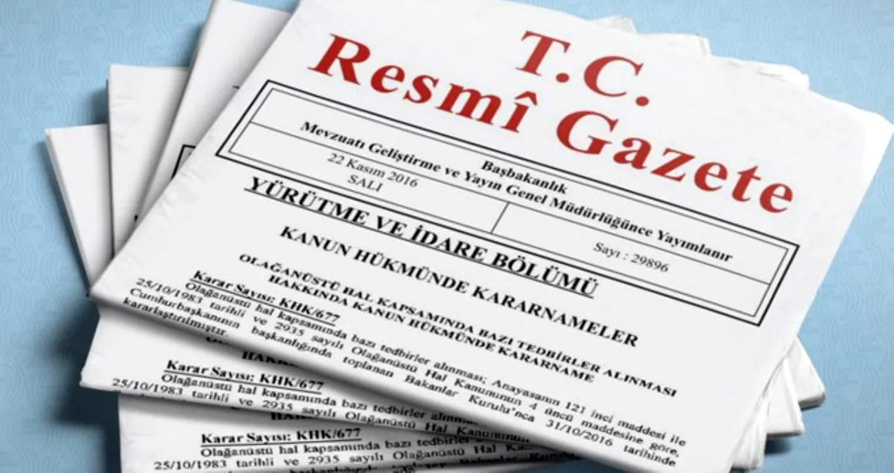 Atama kararları Resmi Gazete'de