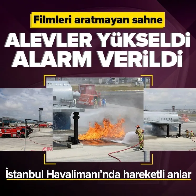 İstanbul Havalimanı’nda filmleri aratmayan sahne