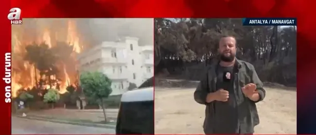 Türkiye’nin ciğerleri yandı! A Haber ekibi yangının çıktığı noktada