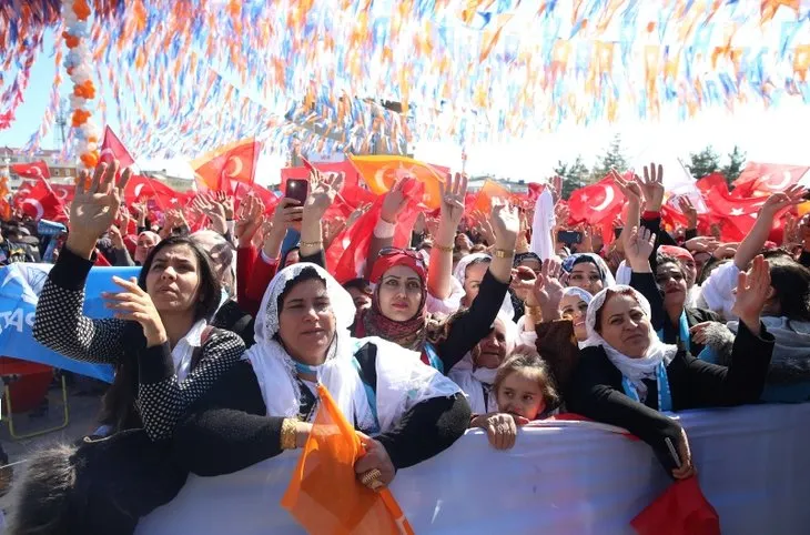 Başkan Erdoğan'a Şırnak'ta sevgi seli