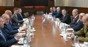 ABD’li Büyükelçi Barrack ve katil Netanyahu bir araya geldi