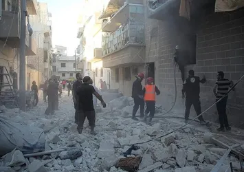 İdlib'te yerleşim yerine vakum bombalı saldırı: 20 ölü, 24 yaralı