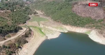İstanbul barajları alarm veriyor! Barajlarda doluluk oranı ne? A Haber drone ile havadan görüntüledi