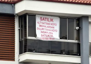 Tekirdağ’da komşularına kızan kadından ilginç ilan: Daha kötü insanlara satılıktır