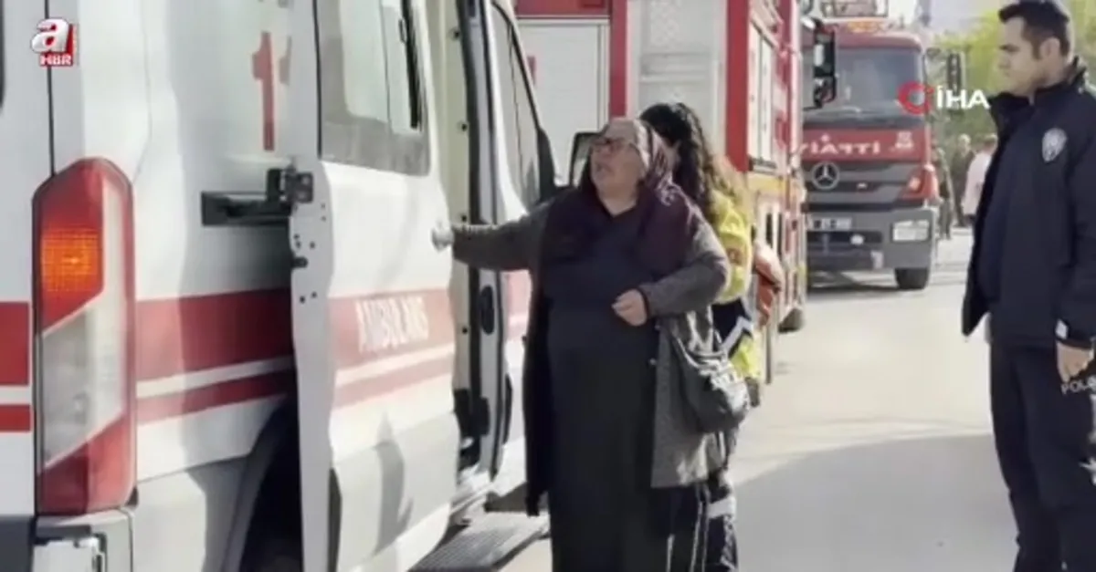 Annesinin evini ateşe verip kaçtı