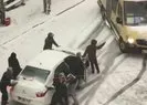 Kardan kayan yolcu minibüsü kaza yaptı!
