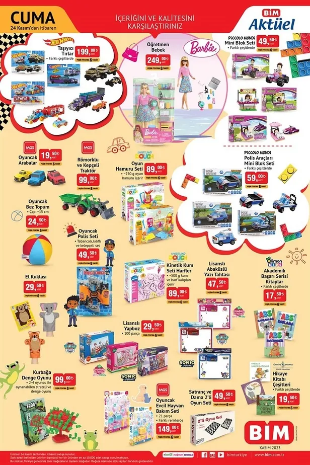 1 Aralık BİM aktüel ürünler kataloğu yayınladı! BİM’de 3.199 TL’ye Smart TV, 5.999 TL’ye ankastre set, 2.499 TL’ye 7,5L airfryer ve daha fazlası satışta