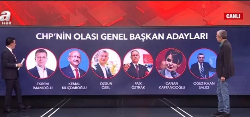 CHP'deki genel başkanlık savaşları A Haber’de yorumlandı! Partide kim kimi destekliyor?