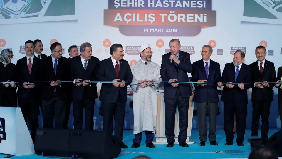 Başkan Erdoğan Bilkent Şehir Hastanesini açtı! Açılıştan dikkat çeken kareler...