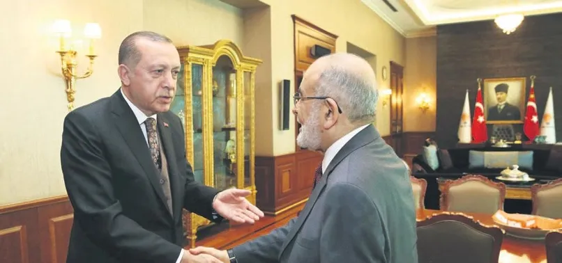 Erdoğan'dan SP lideri Karamollaoğlu'na: Herkes elini taşın altına koymalı