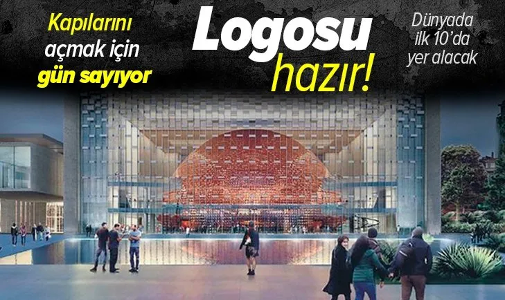 Taksim’de inşa edilen Atatürk Kültür Merkezi kapılarını açmak için gün sayıyor! Logosu hazır