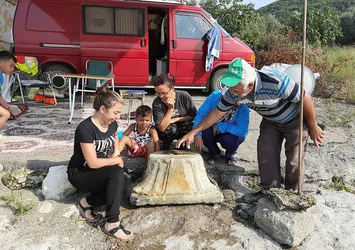 İznik Gölü'nde tarihi eser bulundu