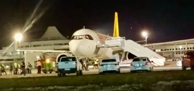 Sabiha Gökçen-Riyad seferini yapan uçak  Antalya Havalimanı’na acil iniş yaptı