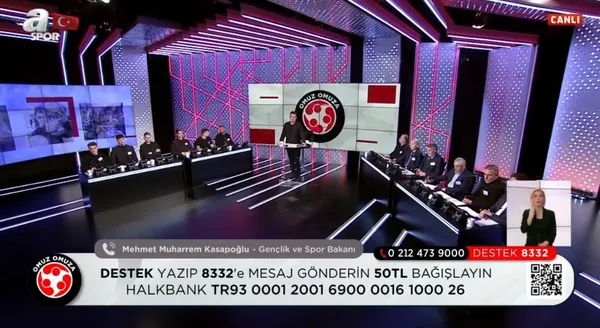 Spor camiası Omuz Omuza ekranlarda buluştu! Depremin yaralarını sarmak için dev bağış gecesinde 845,7 milyon TL toplandı