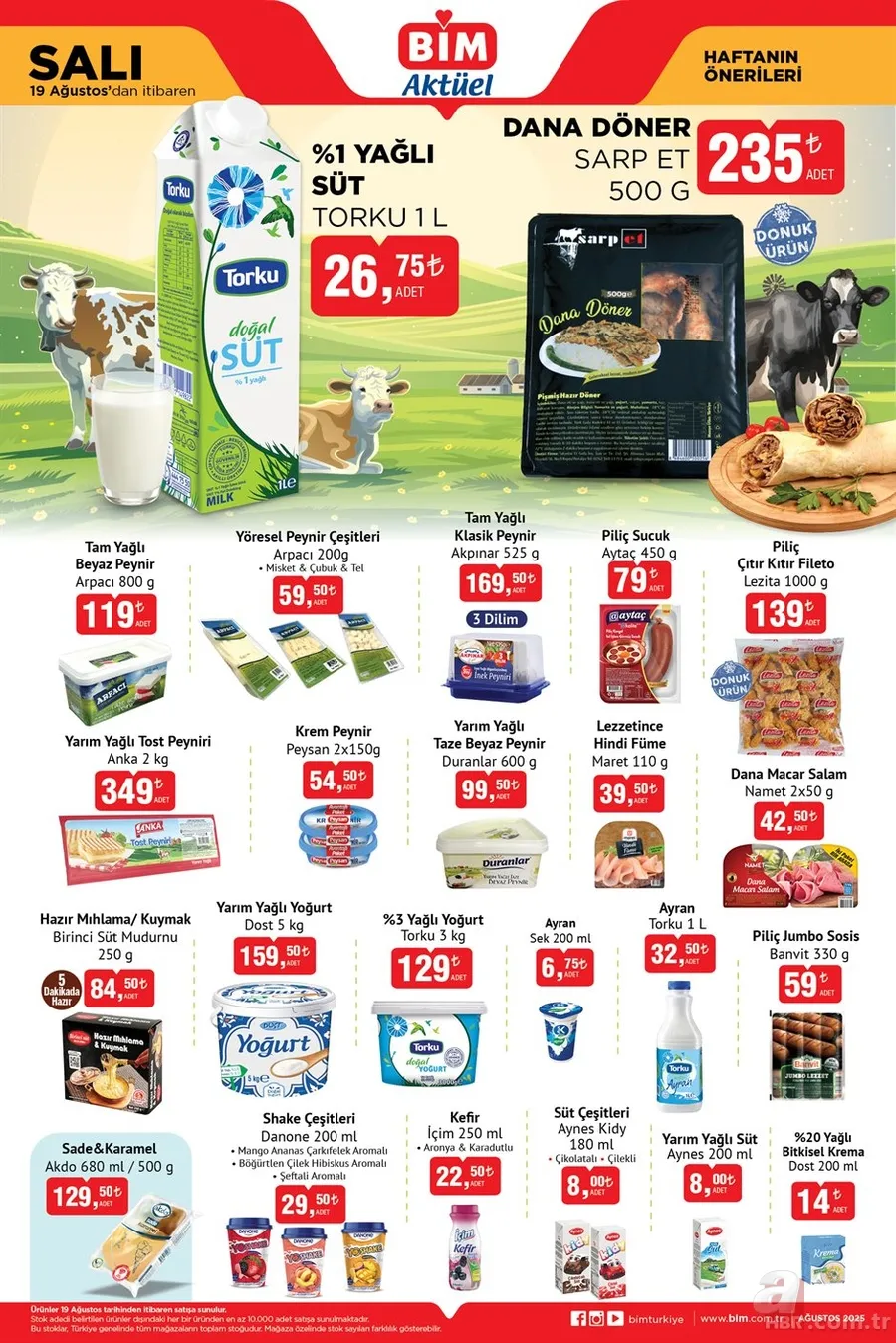 BİM 19 Ağustos aktüel kataloğu satışta! Bu hafta hangi ürünler indirimde? Toz deterjan, kağıt havlu, bebek bezi, ıslak mendil… 2