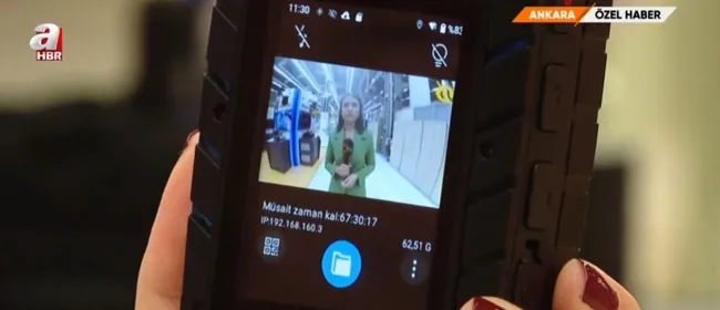 Artık polisin yakasında göz var! Yüz tanıma sistemli kamera