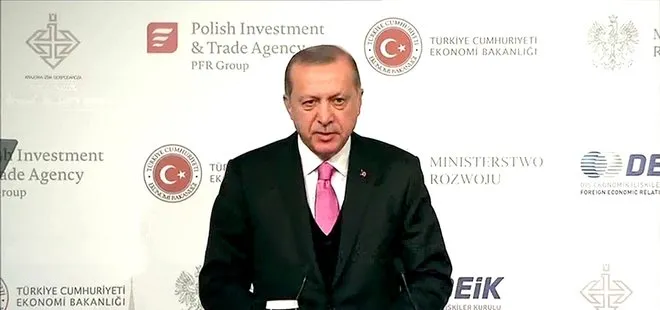 Cumhurbaşkanı Erdoğan, Türkiye ile Polonya’nın ticaret hedefini açıkladı