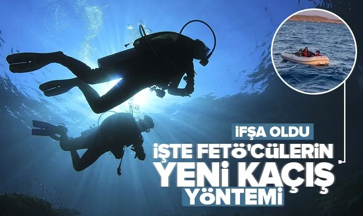 FETÖ’cülerin yeni kaçış yöntemi deşifre oldu: Sea scooter