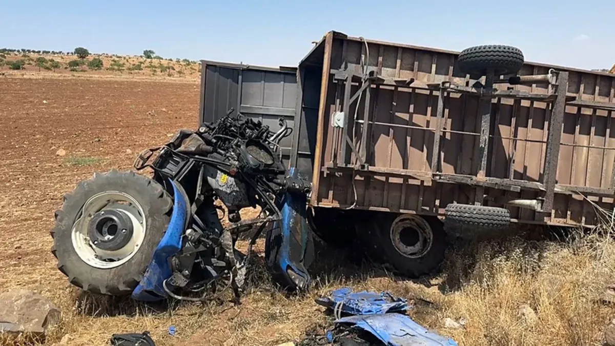 Şanlıurfa traktör devrildi: 2 kişi hayatını kaybetti