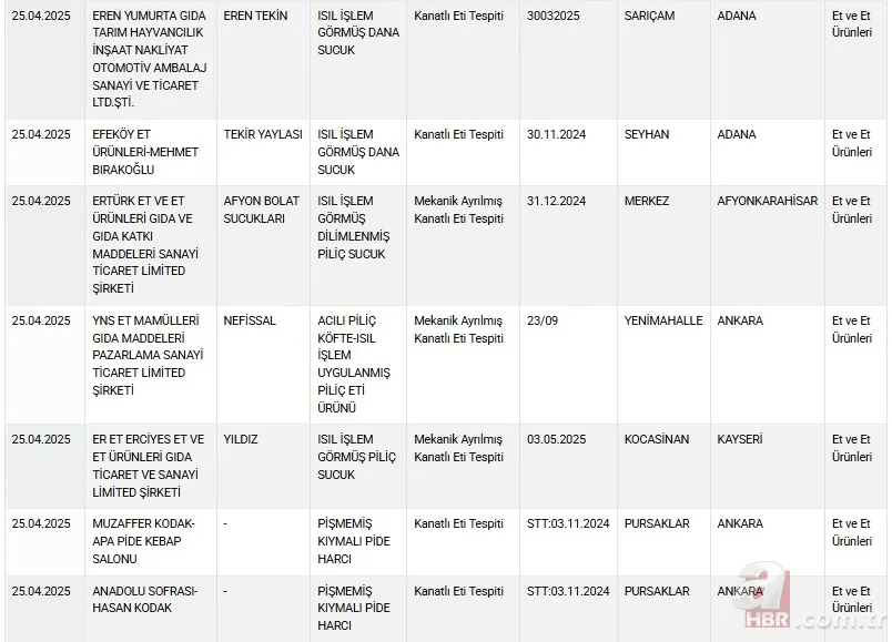 Lahmacundan çıkanlar mide bulandırdı! İstanbul'da gıda teröristleri pes dedirtti: İşte o listenin tamamı 9