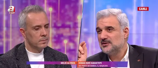 AK Parti İstanbul İl Başkanı Osman Nuri Kabaktepe’den İmamoğlu’na sert tepki