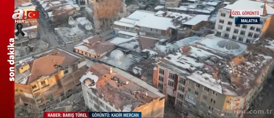 Görüntüler Malatya'dan... A Haber drone kamerası ile kayda alındı! İşte BÜYÜK YIKIM 12