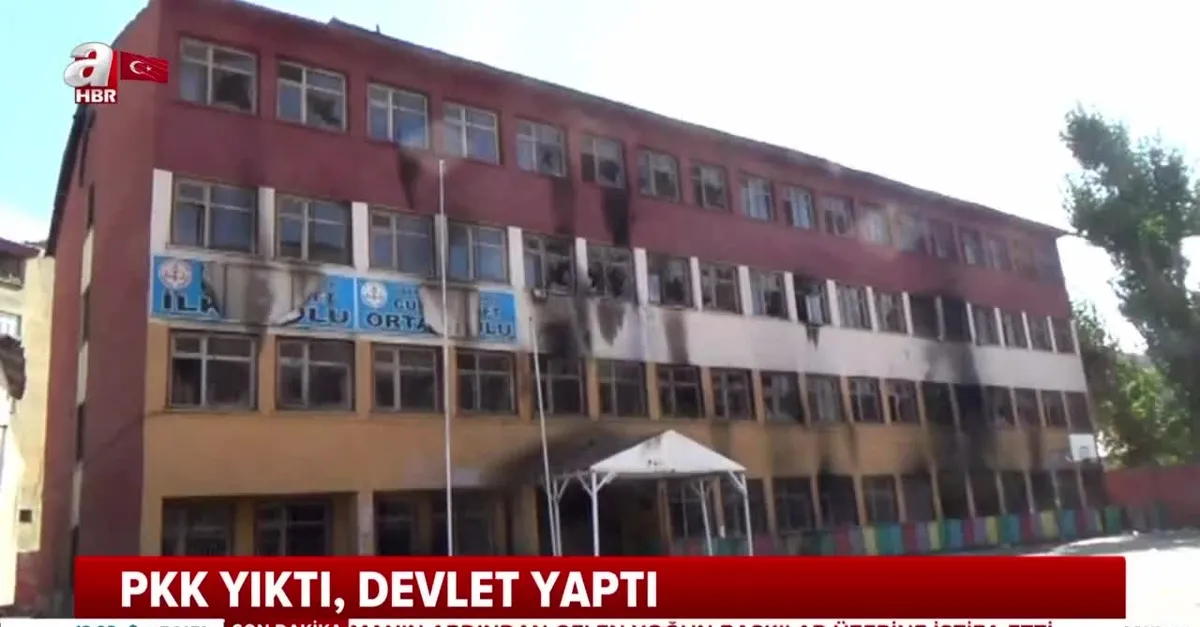 PKK'nın yıktığı okullar yeniden yapıldı