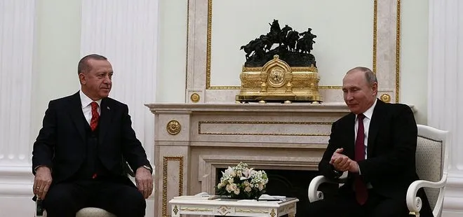 Son dakika: Erdoğan ile Putin Kremlin’de bir araya geldi