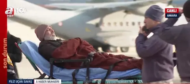 Gazzeli hastalar Türkiye’de! Sağlık Bakanı Fahrettin Koca karşıladı